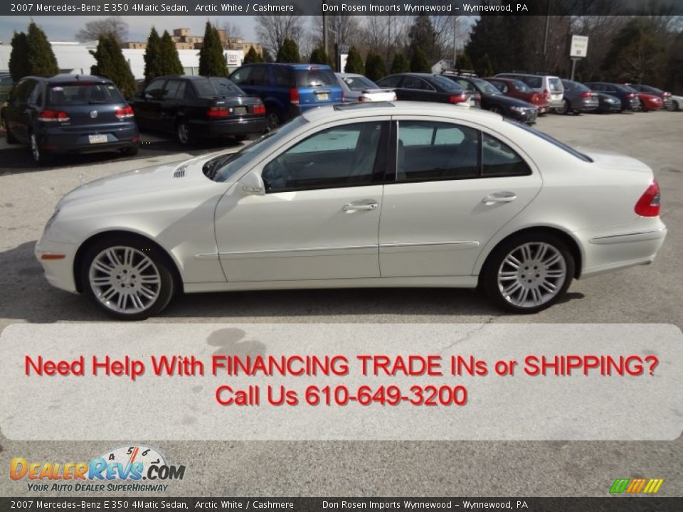 2007 Mercedes-Benz E 350 4Matic Sedan Arctic White / Cashmere Photo #8