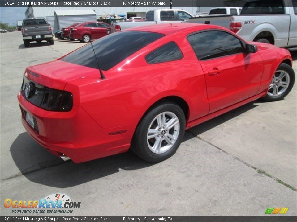 2014 Ford Mustang V6 Coupe Race Red / Charcoal Black Photo #4