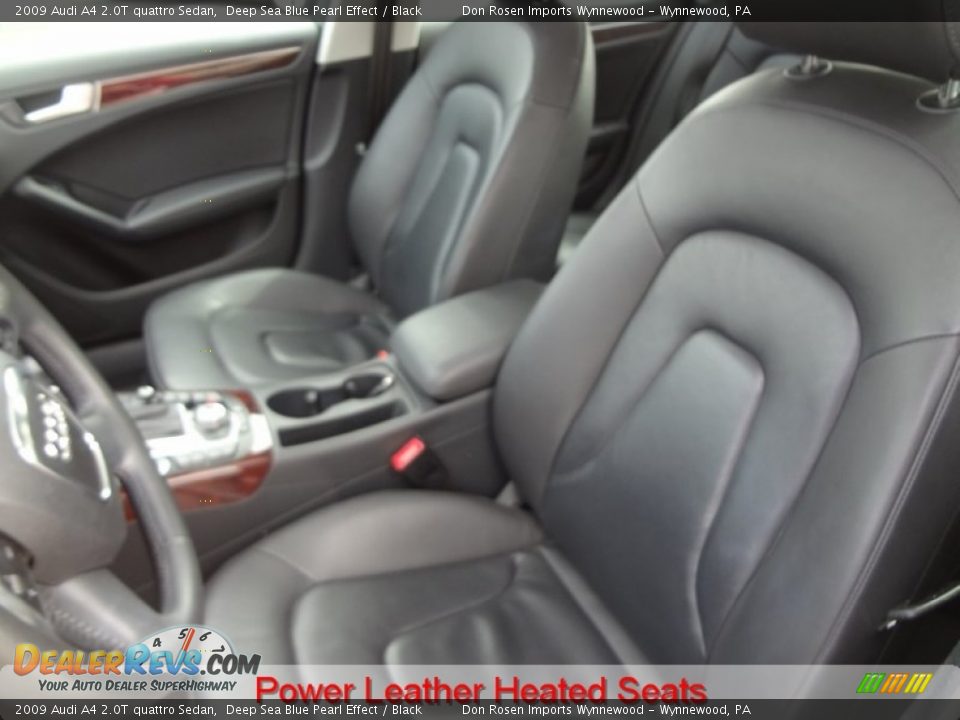 2009 Audi A4 2.0T quattro Sedan Deep Sea Blue Pearl Effect / Black Photo #4
