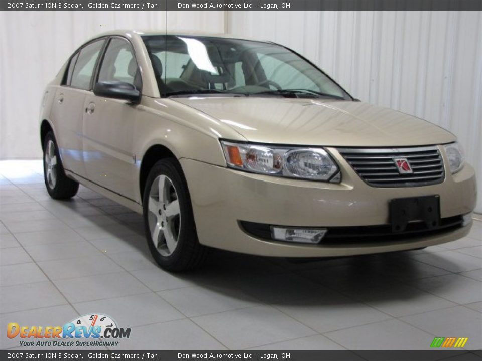 2007 Saturn ION 3 Sedan Golden Cashmere / Tan Photo #1