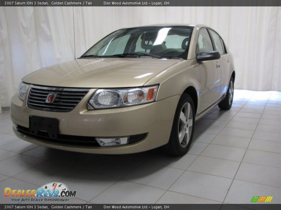 2007 Saturn ION 3 Sedan Golden Cashmere / Tan Photo #2
