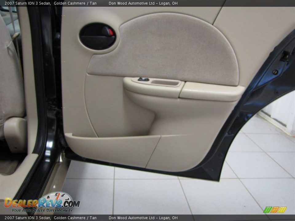 2007 Saturn ION 3 Sedan Golden Cashmere / Tan Photo #12