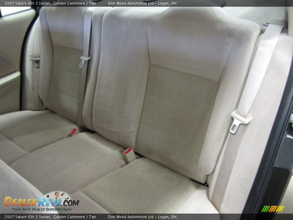 2007 Saturn ION 3 Sedan Golden Cashmere / Tan Photo #16