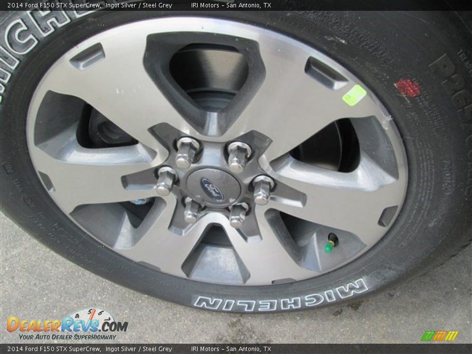 2014 Ford F150 STX SuperCrew Ingot Silver / Steel Grey Photo #2