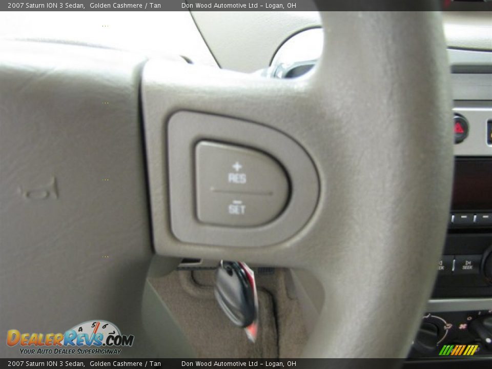 2007 Saturn ION 3 Sedan Golden Cashmere / Tan Photo #19
