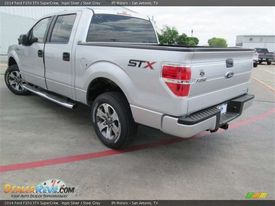 2014 Ford F150 STX SuperCrew Ingot Silver / Steel Grey Photo #4