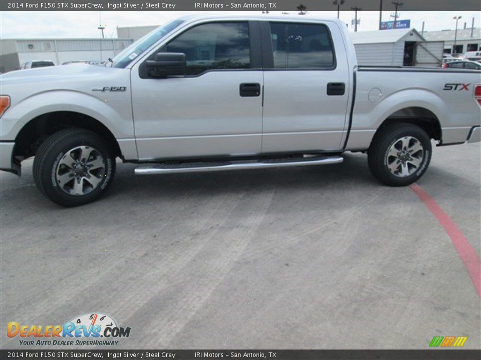 2014 Ford F150 STX SuperCrew Ingot Silver / Steel Grey Photo #5