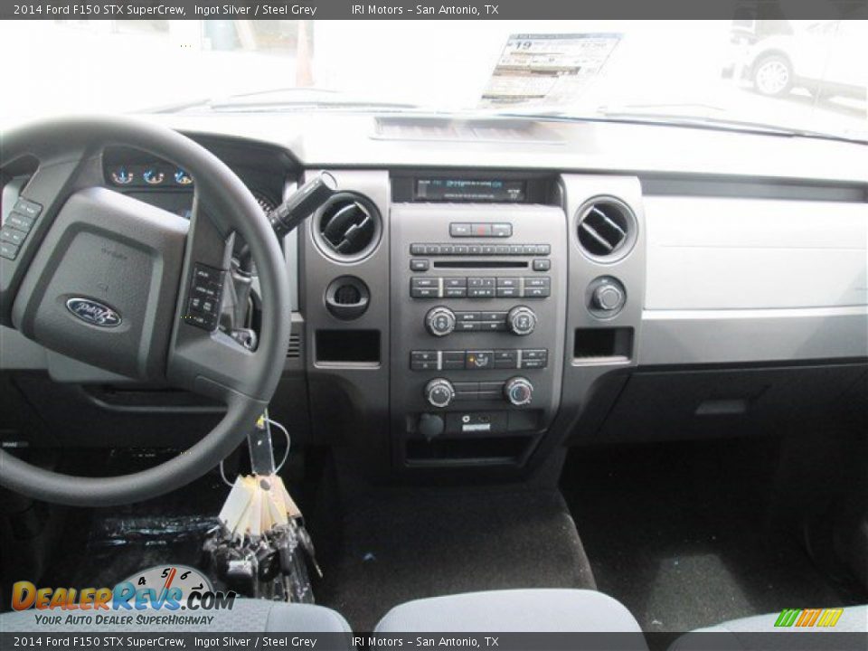 2014 Ford F150 STX SuperCrew Ingot Silver / Steel Grey Photo #8