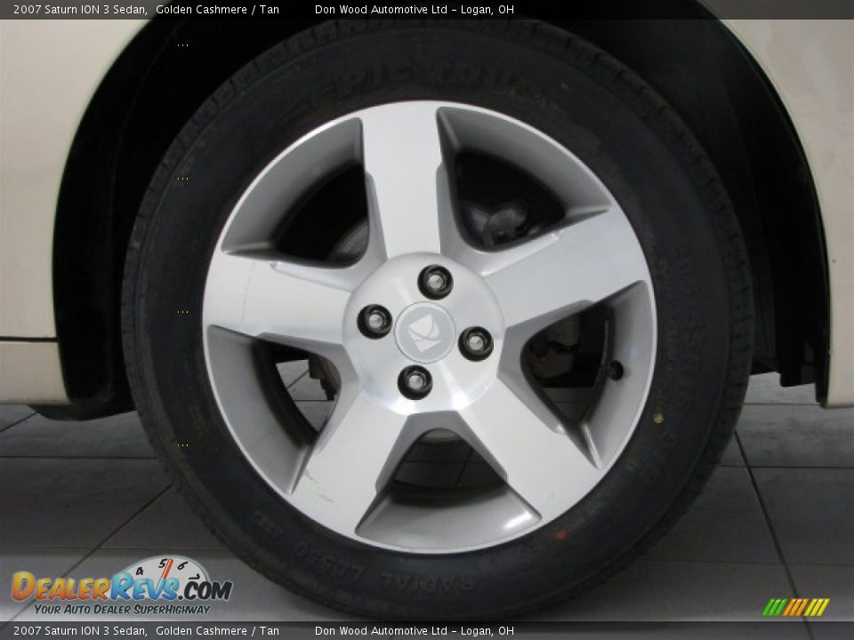 2007 Saturn ION 3 Sedan Golden Cashmere / Tan Photo #29