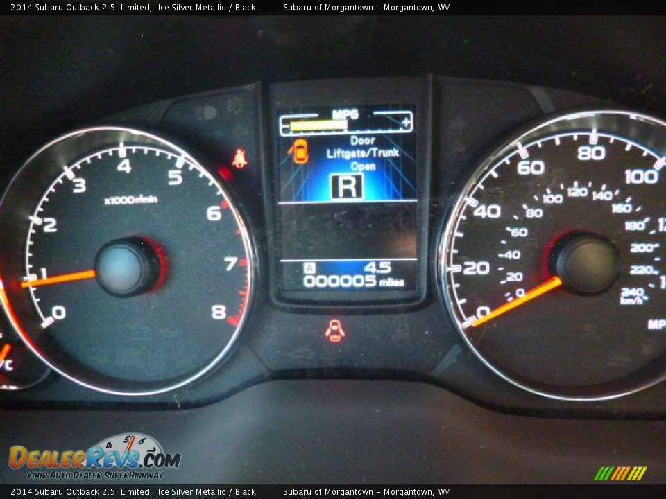 2014 Subaru Outback 2.5i Limited Ice Silver Metallic / Black Photo #20