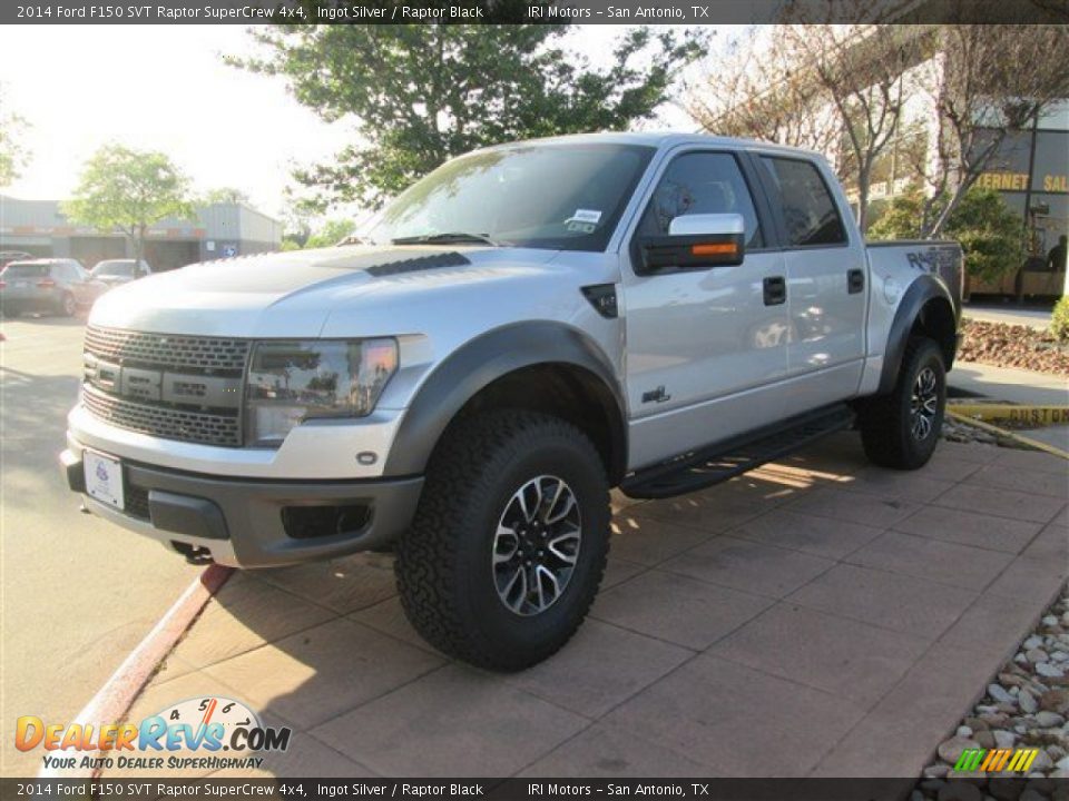 2014 Ford F150 SVT Raptor SuperCrew 4x4 Ingot Silver / Raptor Black Photo #1