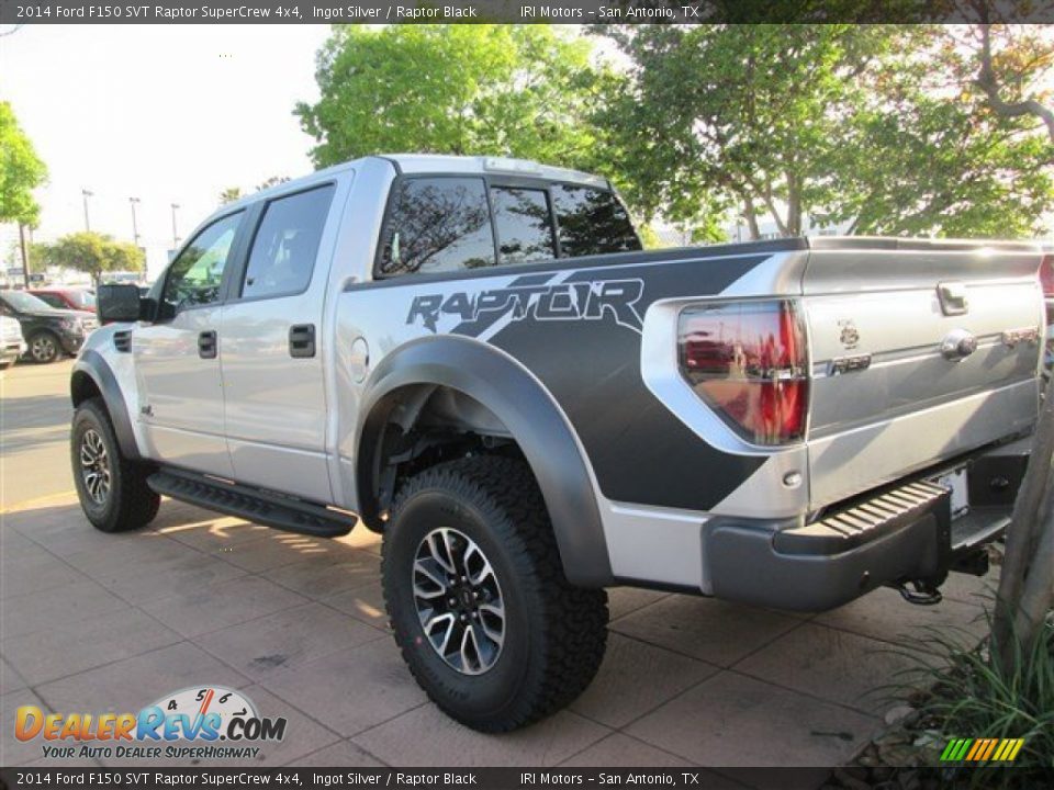 2014 Ford F150 SVT Raptor SuperCrew 4x4 Ingot Silver / Raptor Black Photo #5