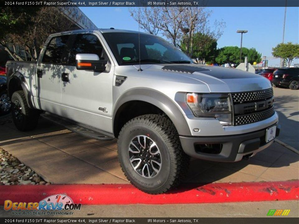 2014 Ford F150 SVT Raptor SuperCrew 4x4 Ingot Silver / Raptor Black Photo #6
