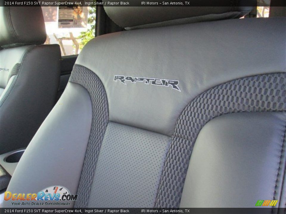 2014 Ford F150 SVT Raptor SuperCrew 4x4 Ingot Silver / Raptor Black Photo #8