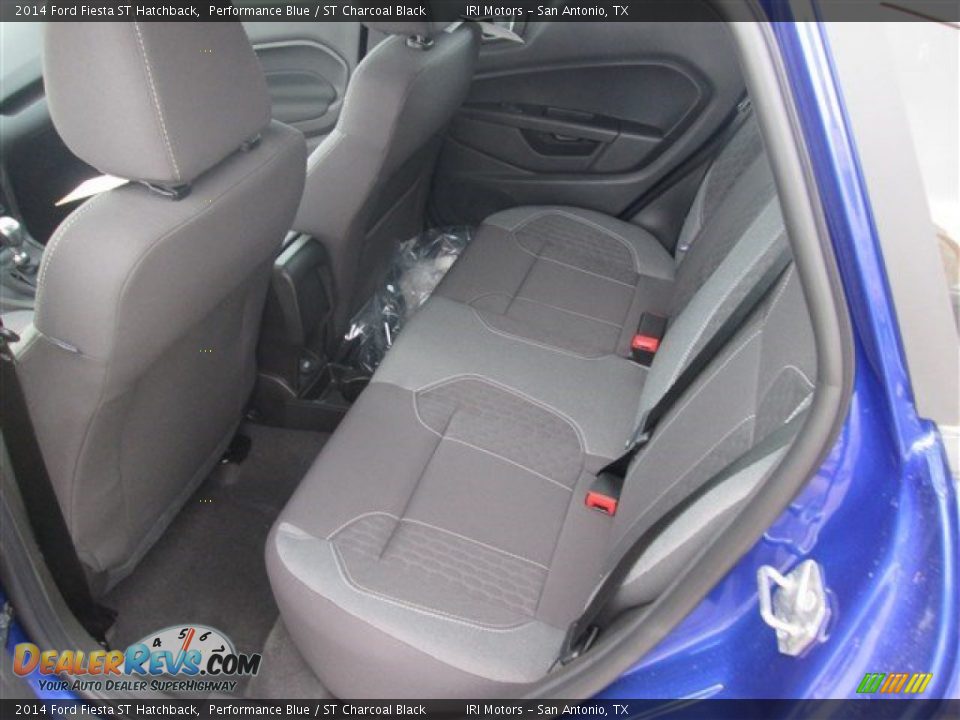 2014 Ford Fiesta ST Hatchback Performance Blue / ST Charcoal Black Photo #7