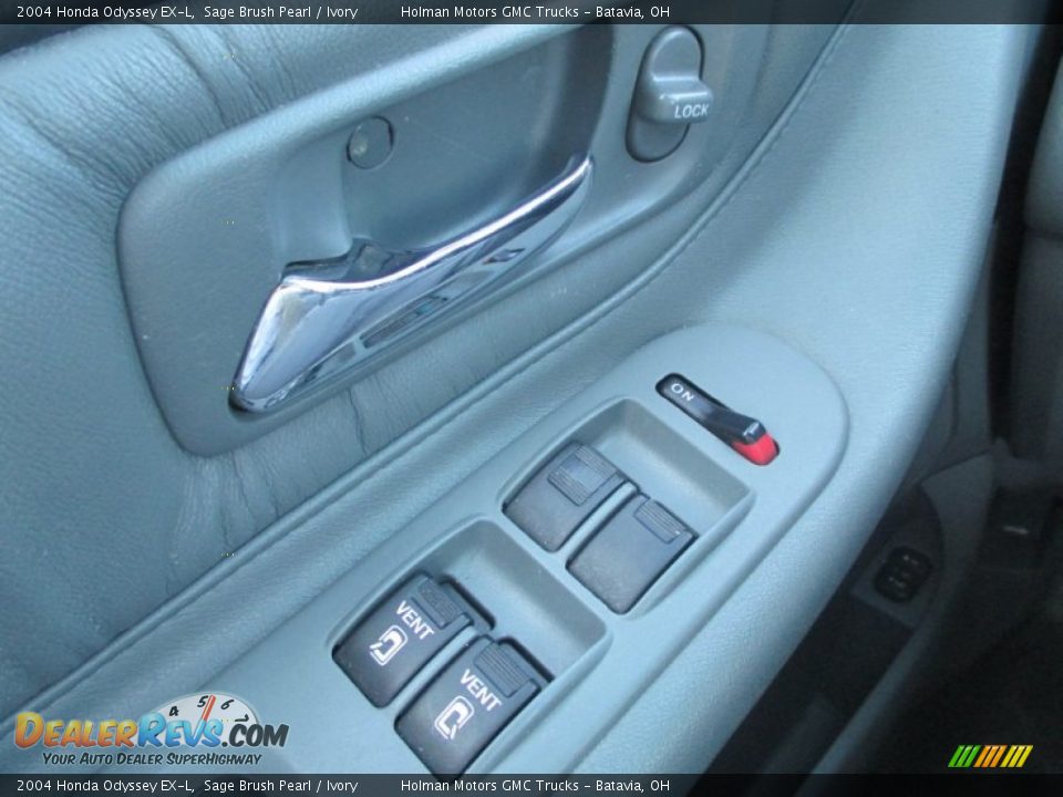 2004 Honda Odyssey EX-L Sage Brush Pearl / Ivory Photo #15
