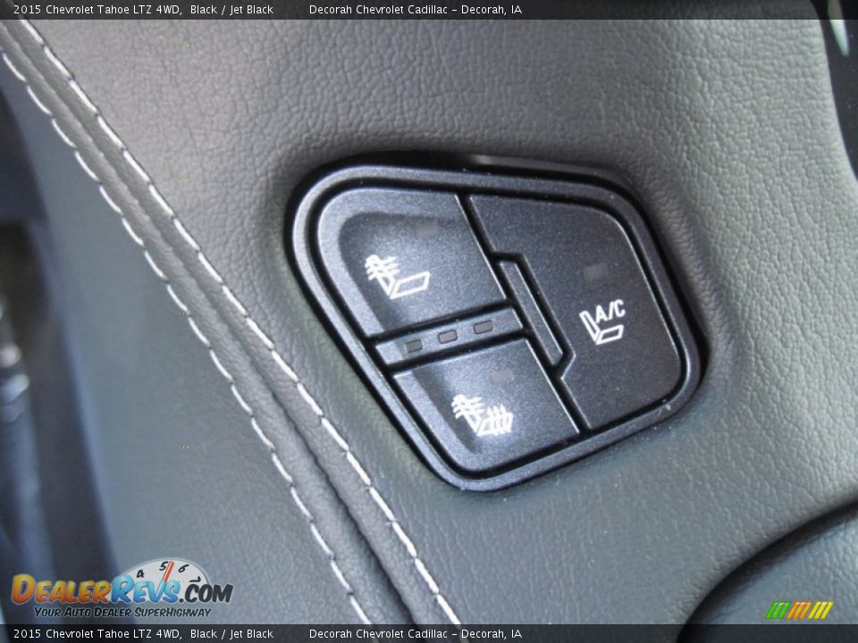 2015 Chevrolet Tahoe LTZ 4WD Black / Jet Black Photo #16