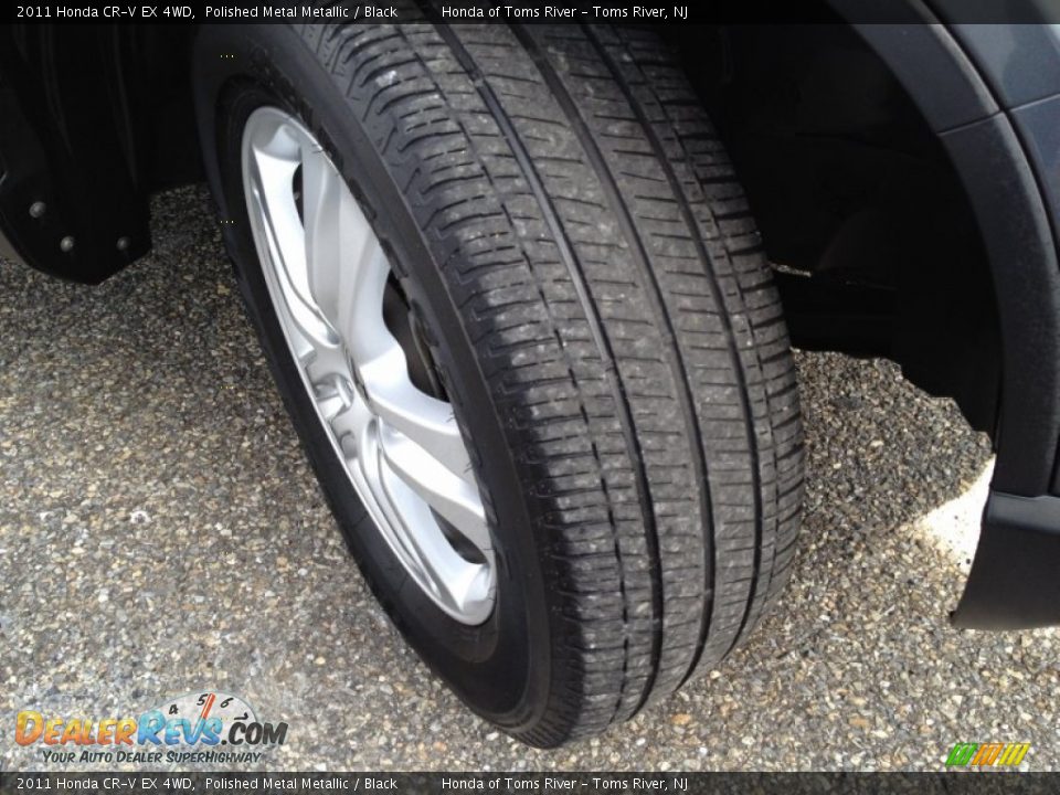 2011 Honda CR-V EX 4WD Polished Metal Metallic / Black Photo #2