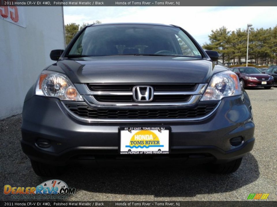 2011 Honda CR-V EX 4WD Polished Metal Metallic / Black Photo #5
