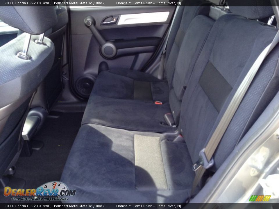 2011 Honda CR-V EX 4WD Polished Metal Metallic / Black Photo #12