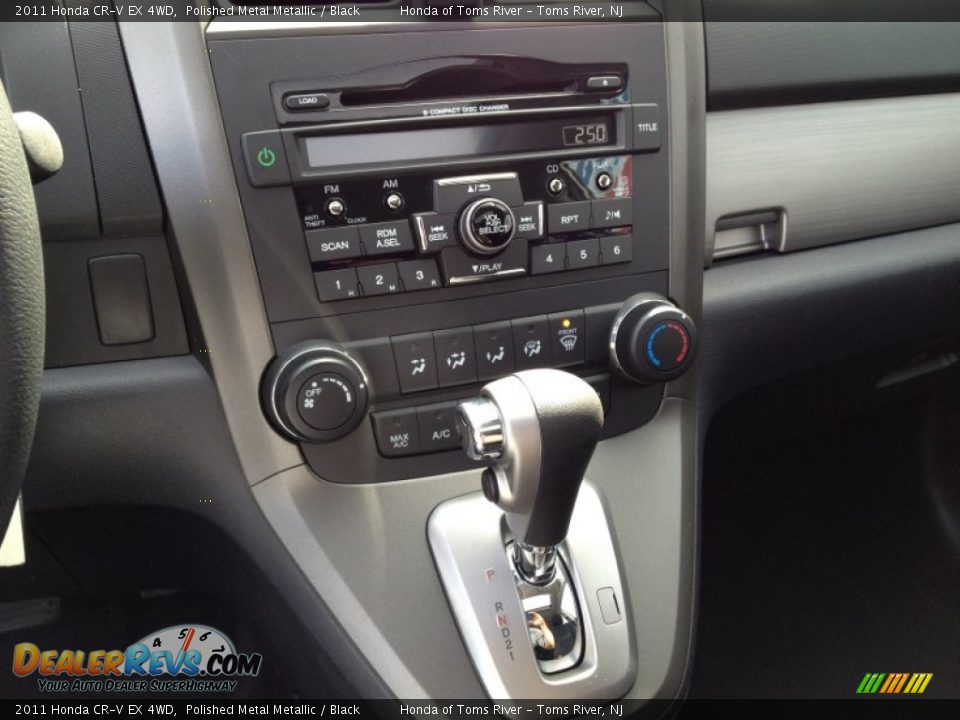 2011 Honda CR-V EX 4WD Polished Metal Metallic / Black Photo #19