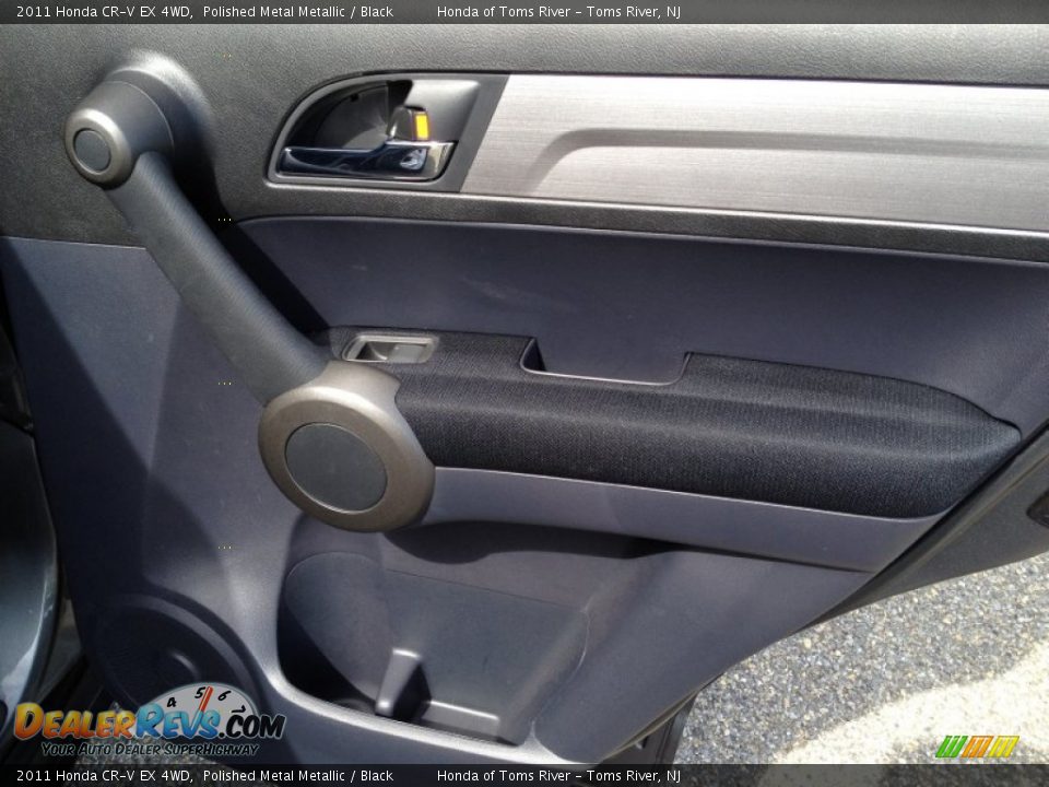 2011 Honda CR-V EX 4WD Polished Metal Metallic / Black Photo #23