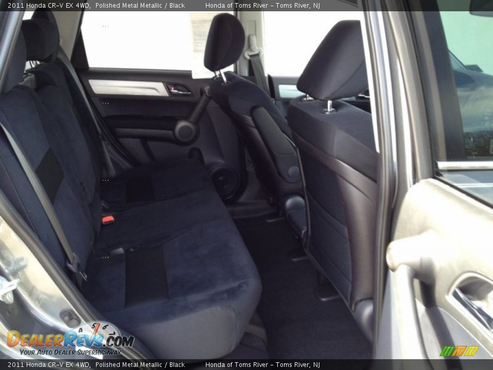 2011 Honda CR-V EX 4WD Polished Metal Metallic / Black Photo #24