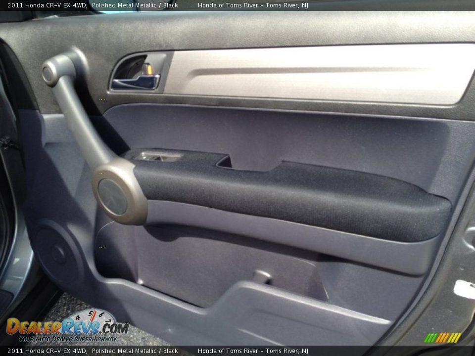 2011 Honda CR-V EX 4WD Polished Metal Metallic / Black Photo #26