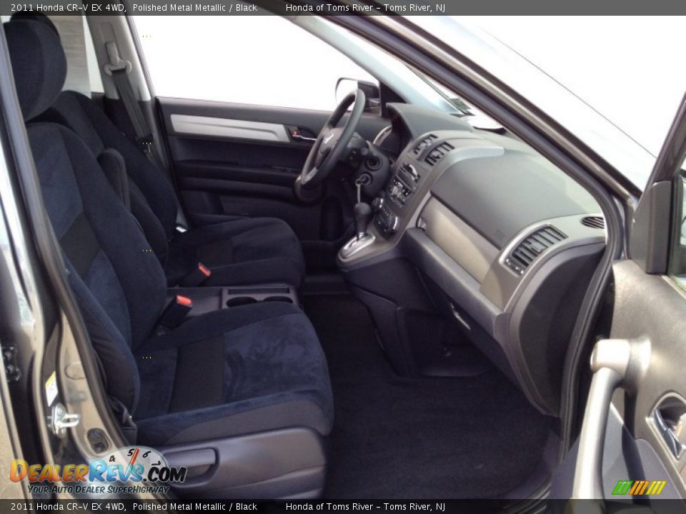 2011 Honda CR-V EX 4WD Polished Metal Metallic / Black Photo #28