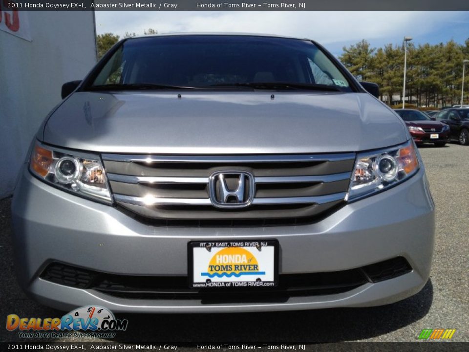 2011 Honda Odyssey EX-L Alabaster Silver Metallic / Gray Photo #5