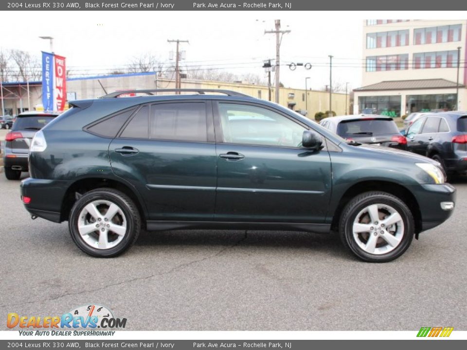 2004 Lexus RX 330 AWD Black Forest Green Pearl / Ivory Photo #2