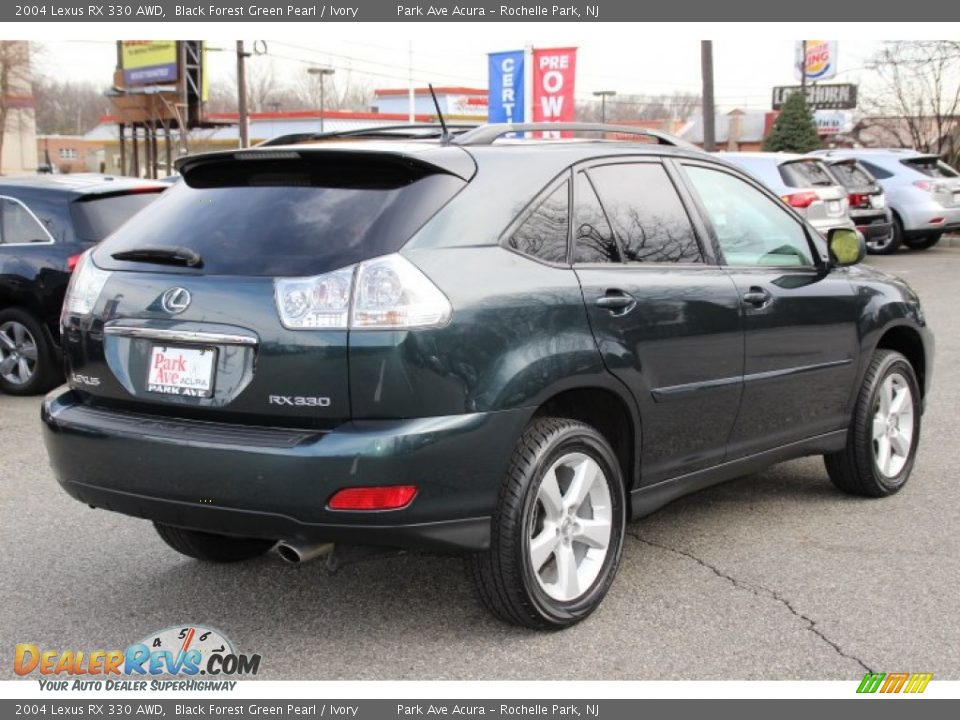 2004 Lexus RX 330 AWD Black Forest Green Pearl / Ivory Photo #3