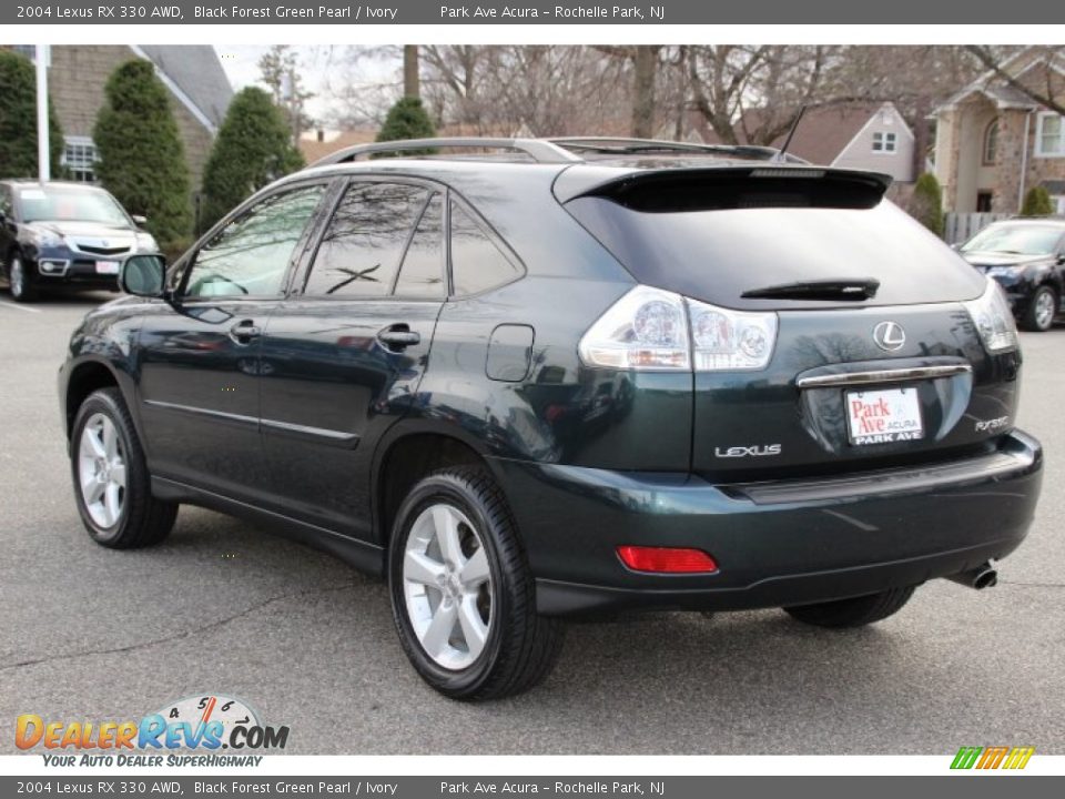 2004 Lexus RX 330 AWD Black Forest Green Pearl / Ivory Photo #5