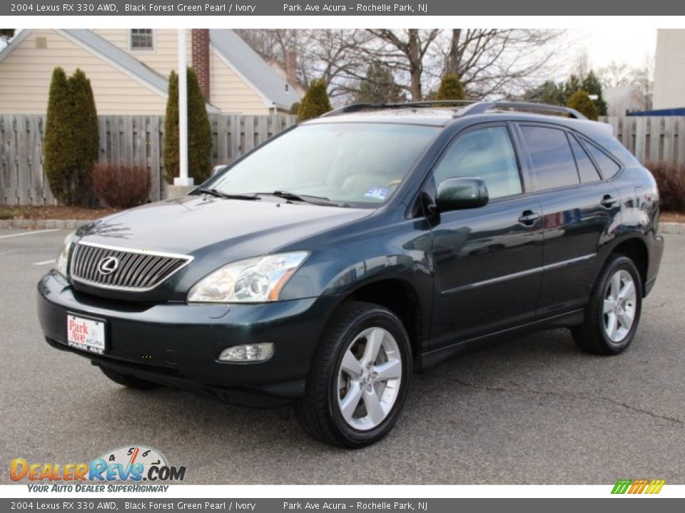 2004 Lexus RX 330 AWD Black Forest Green Pearl / Ivory Photo #7