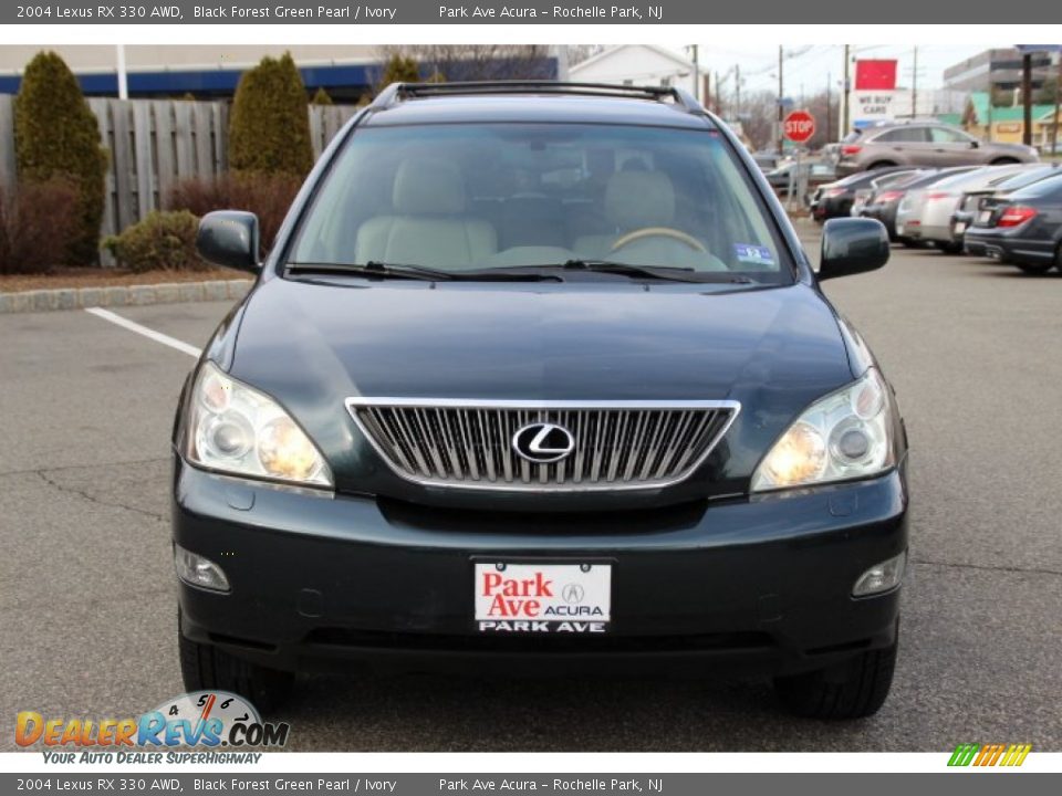 2004 Lexus RX 330 AWD Black Forest Green Pearl / Ivory Photo #8