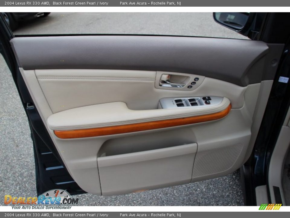 2004 Lexus RX 330 AWD Black Forest Green Pearl / Ivory Photo #9