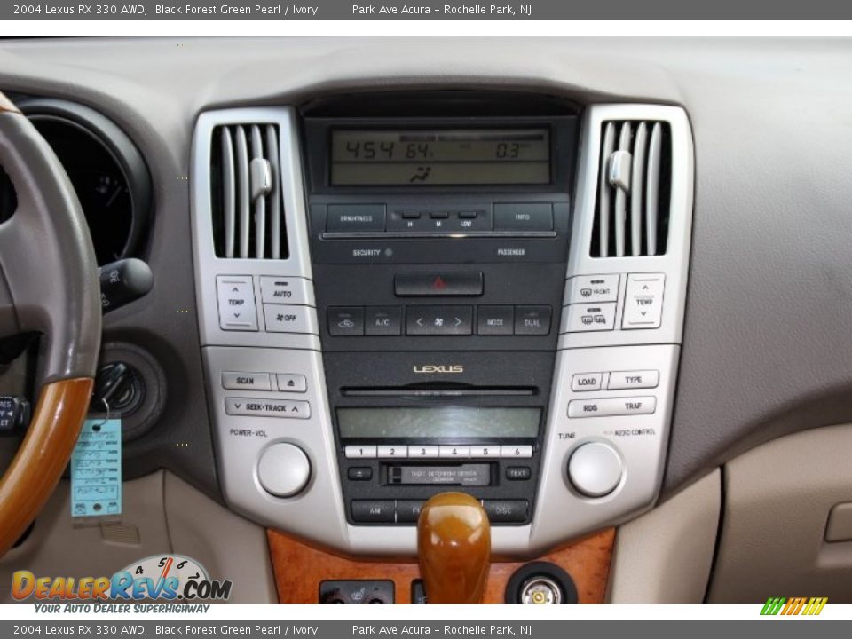 2004 Lexus RX 330 AWD Black Forest Green Pearl / Ivory Photo #14