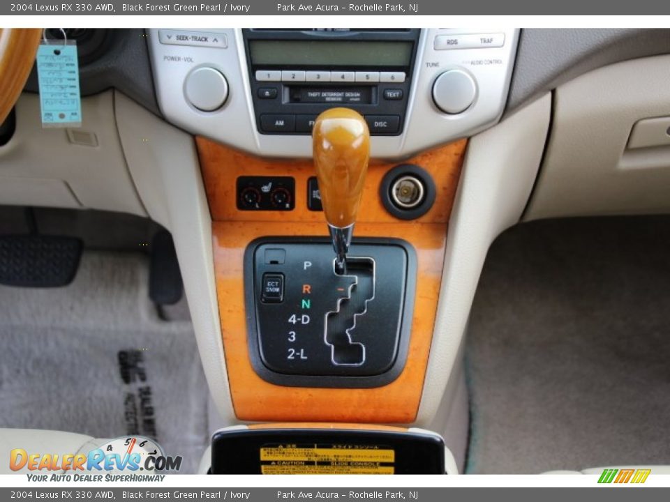 2004 Lexus RX 330 AWD Black Forest Green Pearl / Ivory Photo #15