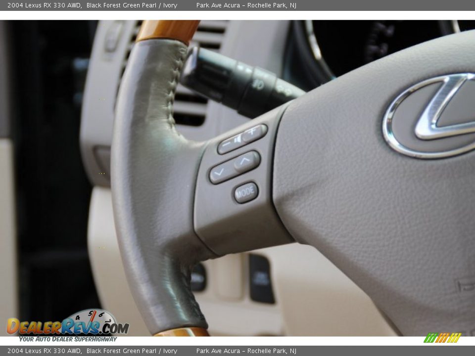 2004 Lexus RX 330 AWD Black Forest Green Pearl / Ivory Photo #17