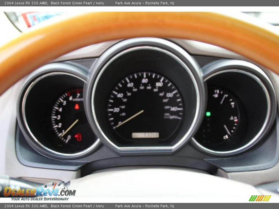 2004 Lexus RX 330 AWD Black Forest Green Pearl / Ivory Photo #18