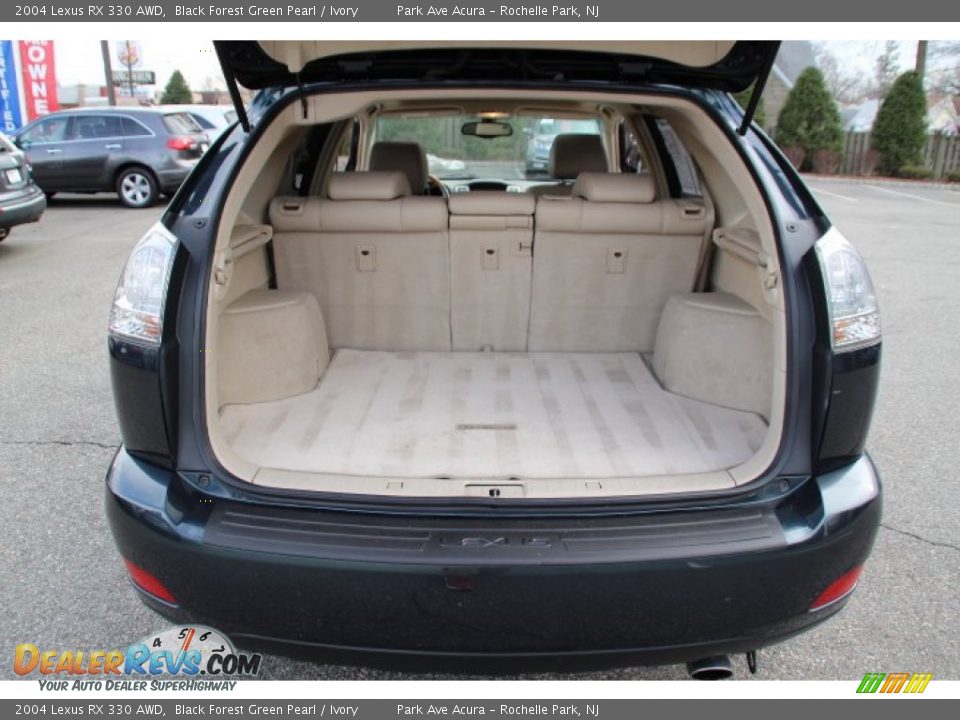 2004 Lexus RX 330 AWD Black Forest Green Pearl / Ivory Photo #20