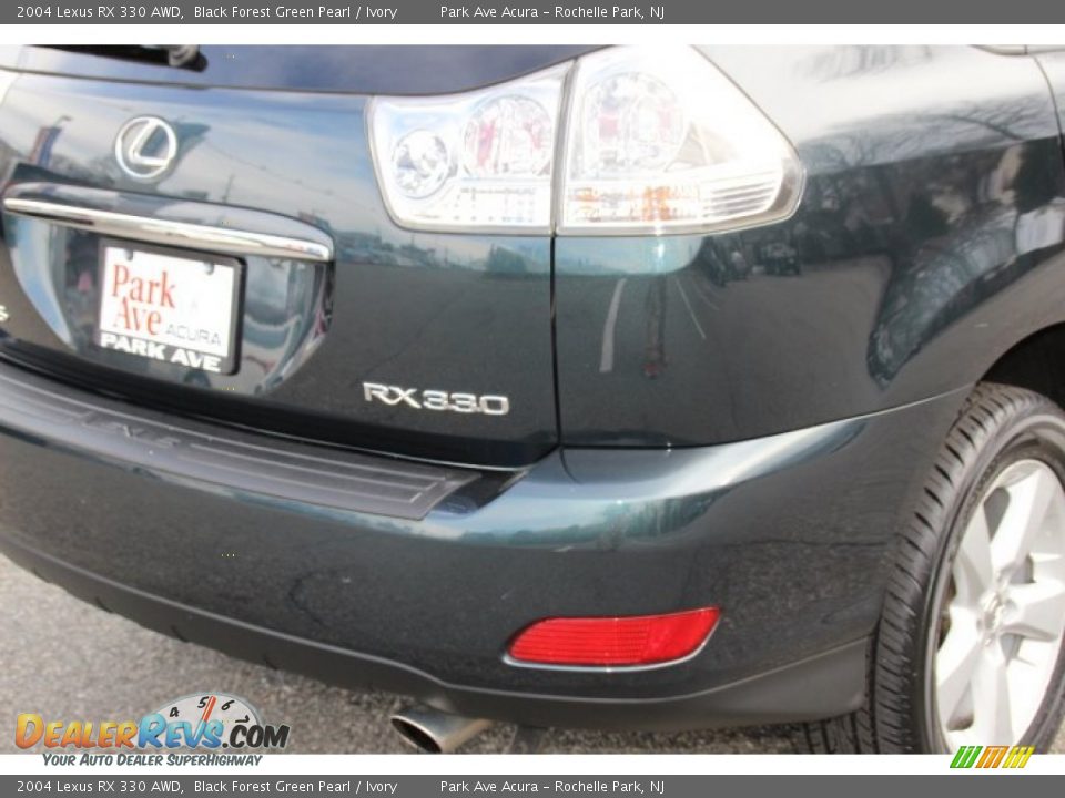 2004 Lexus RX 330 AWD Black Forest Green Pearl / Ivory Photo #21