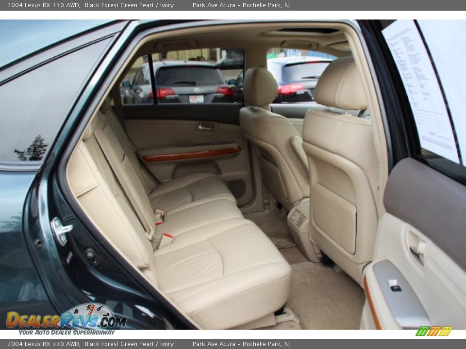 2004 Lexus RX 330 AWD Black Forest Green Pearl / Ivory Photo #23