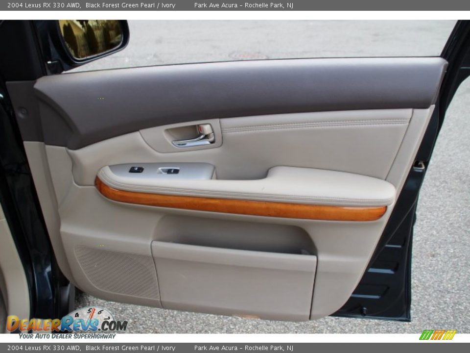 2004 Lexus RX 330 AWD Black Forest Green Pearl / Ivory Photo #24
