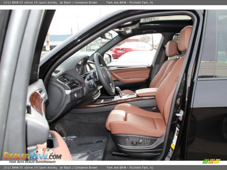 2013 BMW X5 xDrive 35i Sport Activity Jet Black / Cinnamon Brown Photo #11