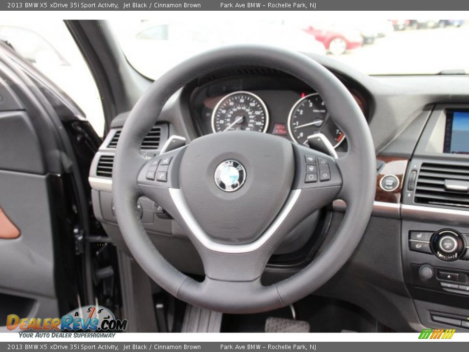 2013 BMW X5 xDrive 35i Sport Activity Jet Black / Cinnamon Brown Photo #16