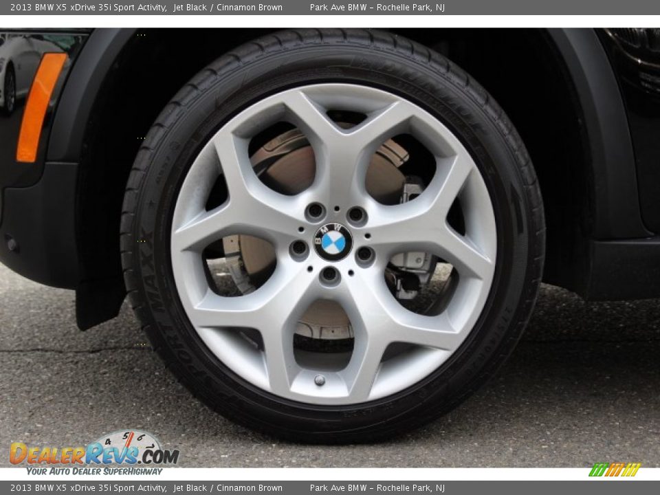 2013 BMW X5 xDrive 35i Sport Activity Jet Black / Cinnamon Brown Photo #33