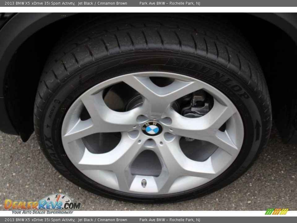 2013 BMW X5 xDrive 35i Sport Activity Jet Black / Cinnamon Brown Photo #34