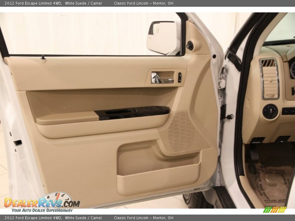 2012 Ford Escape Limited 4WD White Suede / Camel Photo #4
