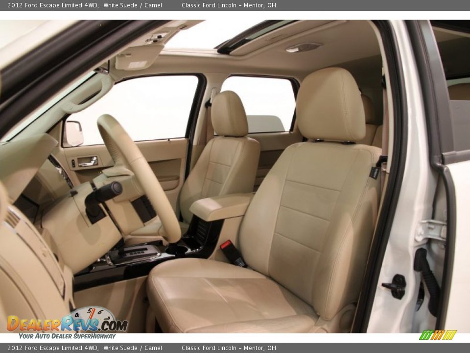 2012 Ford Escape Limited 4WD White Suede / Camel Photo #5